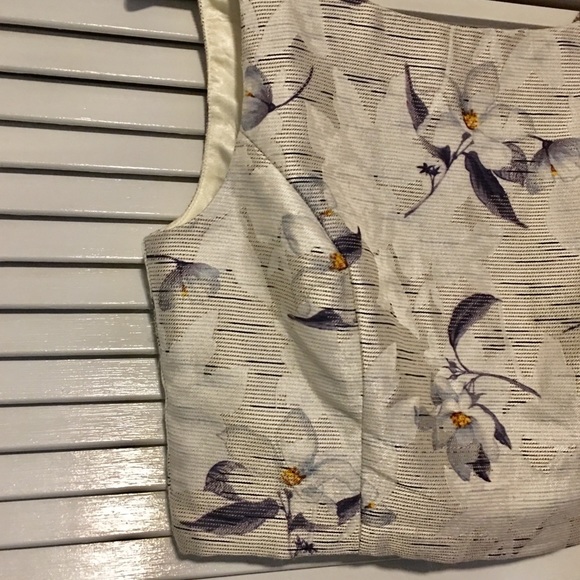 New Anthropologie Floral Crop Top Eva Franco - Picture 3 of 7